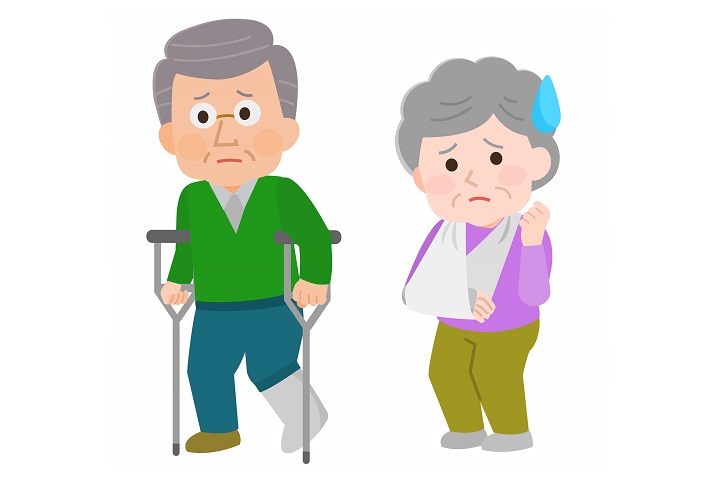 高齢者に多い怪我とは?家庭内で起こる事故と注意すべきポイント